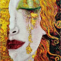 Larmes dorées- Kit point de croix - Riolis