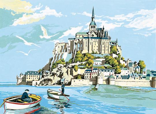 Canevas pénélope Le Mont Saint-Michel - SEG de Paris