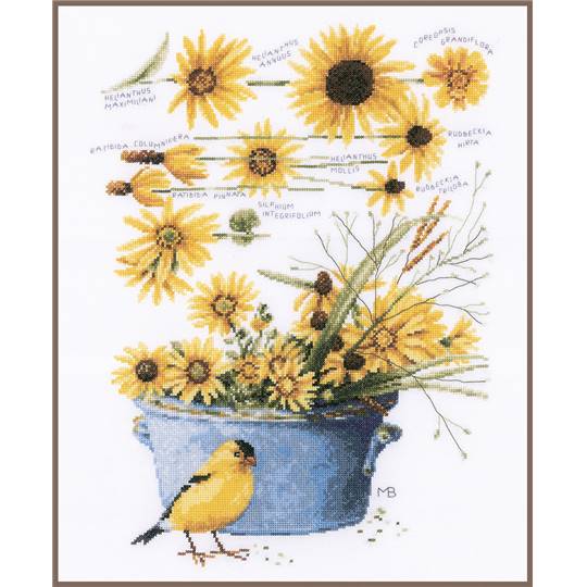 Tournesols - Kit point de croix - Lanarte
