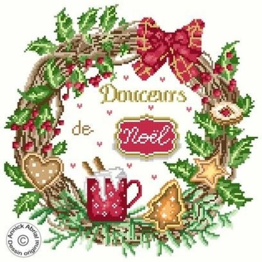 Douceurs de Noël - Fiche Point de Croix - Annick Abrial