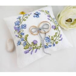 Nectar de Printemps  - Kit coussin mariage à broder  - Luca-S