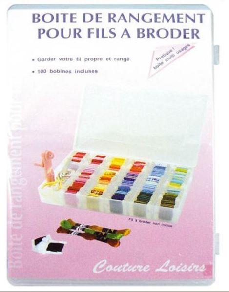 Boîte transparente rangement Couture Prym 612725 - Univers Broderie
