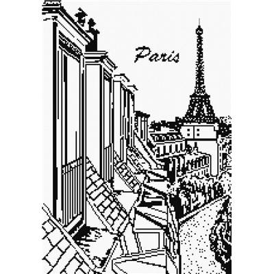 Toits de Paris - Kit point de croix Débutant - Marie Coeur