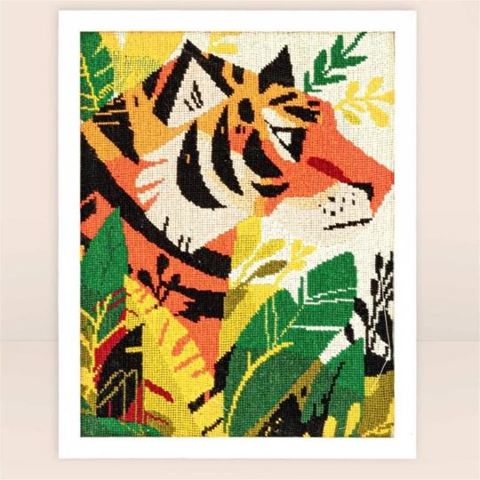 Chasseur silencieux– Kit canevas complet 30 × 40 cm – Milpoint