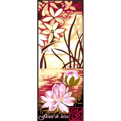 Fleurs de Lotus 3 -Canevas Pénélope - Margot de Paris