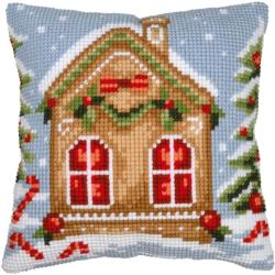 Kit Point De Croix Complet 'Vache Sous L'Arbre' 16x20 Inch - Toile Imprimée, Fils Coton - DIY Adulte Débutant - 10