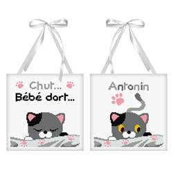 Petits Chats - Kit déco de porte - Princesse
