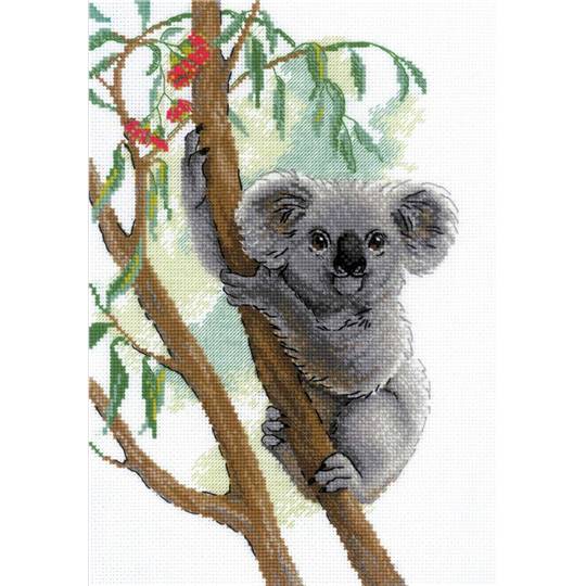 Koala Mignon - Kit point de croix - Riolis