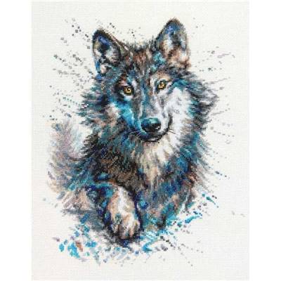 Snoe Splashes. Wolf - Kit Point de Croix - RTO