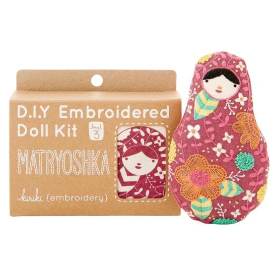 Kit broderie 3D - Peluche Matriochka