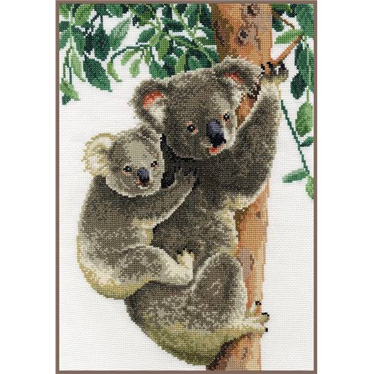 Koala avec bébé - Kit point de croix - Vervaco
