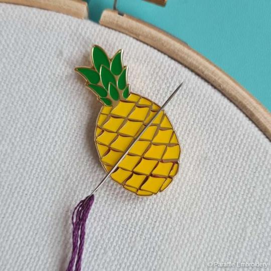 Porte-aiguilles aimanté - Ananas