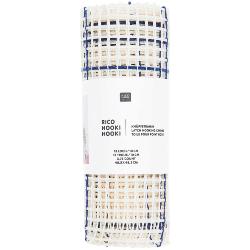 Toile pour point noué - Coupon de 48,5 cm x 84,5 cm - Rico Designs
