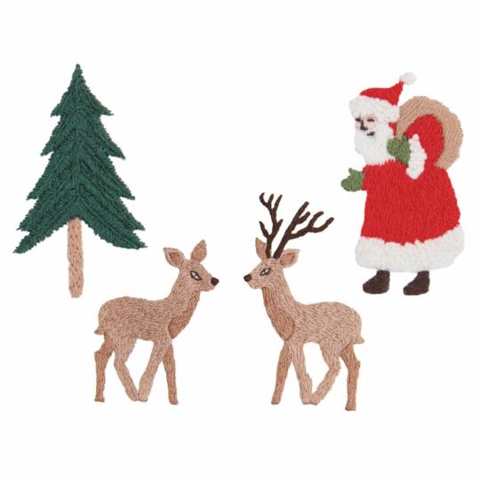 Forêt de Noël - Kit Stick and Stitch - Rico design