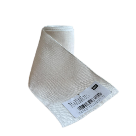 Bande de lin Crème 11 fils - 10 cm