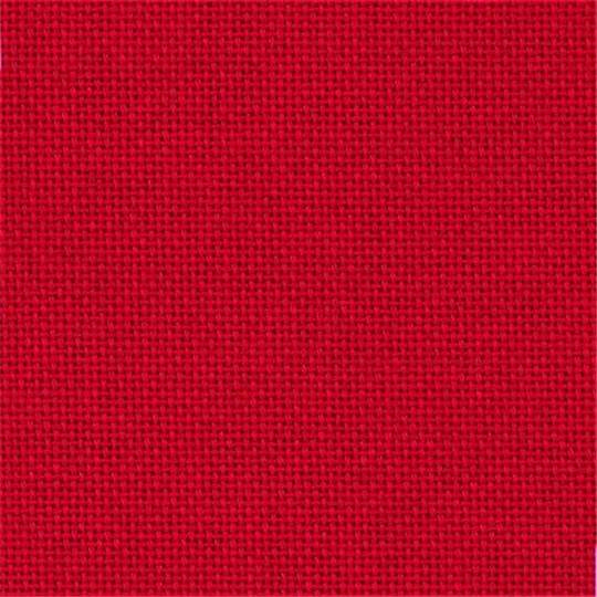 Toile Étamine10 fils Lugana Zweigart - Rouge (954)