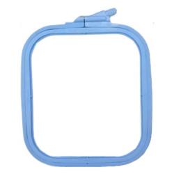 Cadre Plastique à broder 14,5 x 16,5 cm • Bleu ciel - Nurge