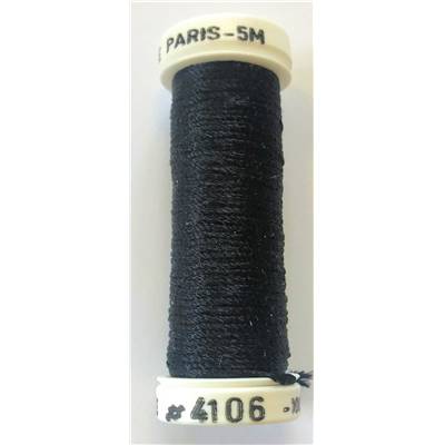 Soie de Paris coloris Noir (4106) - Au Ver à Soie