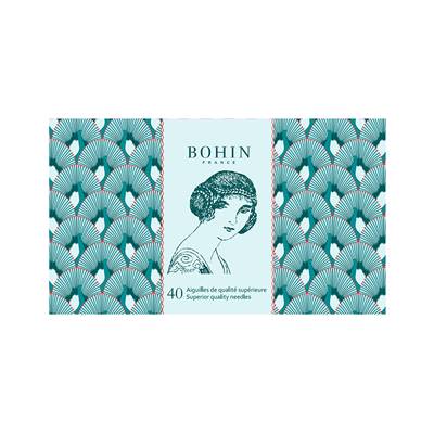 Carnet de 40 Aiguilles bleu Solange - 185 ans BOHIN