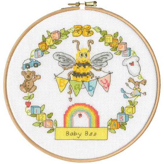 Bébé Abeille - Kit point de croix Naissance - Bothy Threads