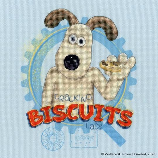 Cracking Biscuits! - Kit Wallace & Gromit - Bothy Threads