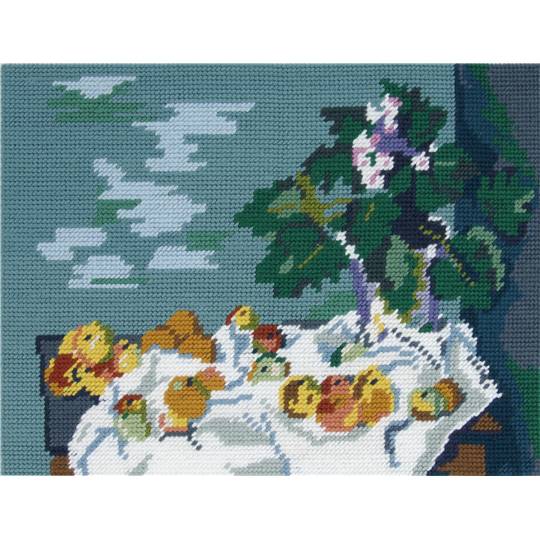 Pommes d'après Cézanne - Canevas Pénélope - DMC