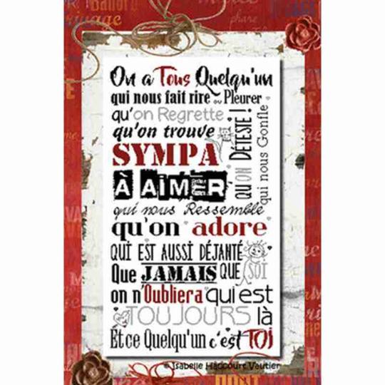 On a Tous... - Fiche Point de Croix - Isabelle Vautier