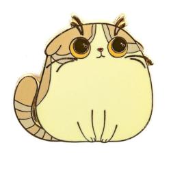 Porte-aiguilles aimanté - Chat Puff - LETISTITCH