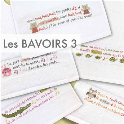 Les Bavoirs 3 - Fiche point de croix B028 - Lilipoints