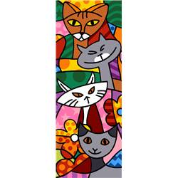 Canevas Pénélope Chats "Cats Color" - Margot de Paris