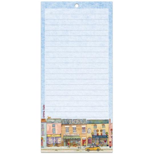 Bloc-notes magnétique « Market Street » – Emma Ball