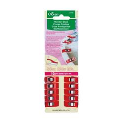 Lot 10 Pinces Prodige rouge - Clover