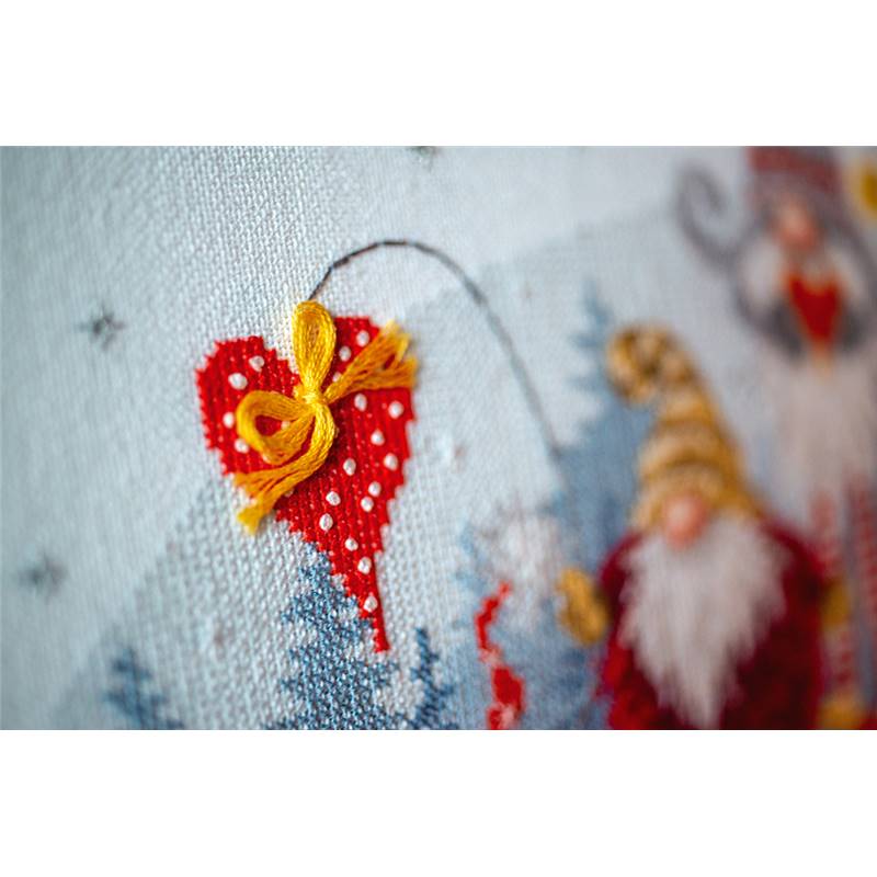 Kit Broderie Lutins De Noël Pour Débutants - Tout Inclus Pour Commencer La Couture !