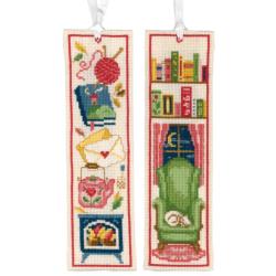 Kit Marque-Pages Cosy Reading (lot de 2)  - Vervaco