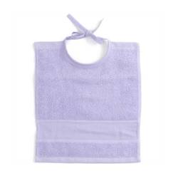 Bavoir à Broder En éponge Chenille – Avec Bande Aida Pour Point De Croix, Personnalisable, 100% Coton Italien