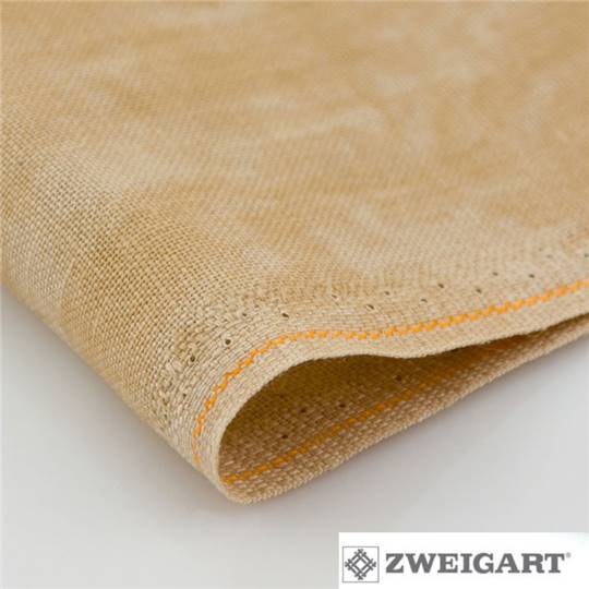Toile Lin 14 fils Edinburgh Zweigart - Vintage Marron (3009)