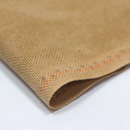 Toile étamine 10 fils - Vintage Marron - 30 cm  x 140 cm 