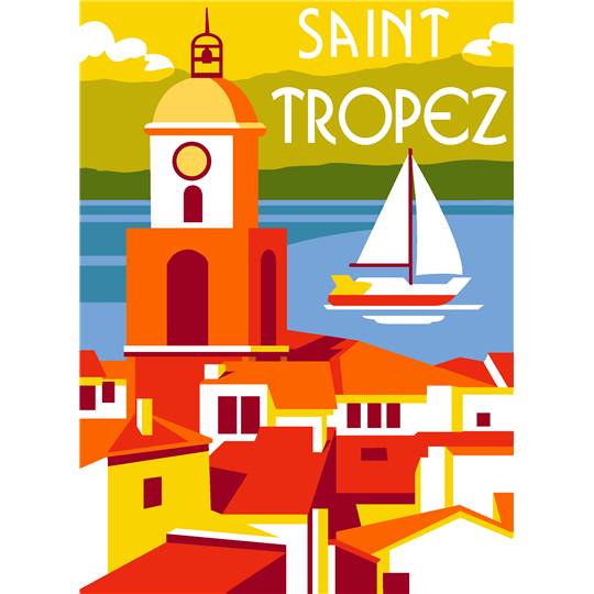 Canevas pénélope Saint-Tropez - Margot de Paris