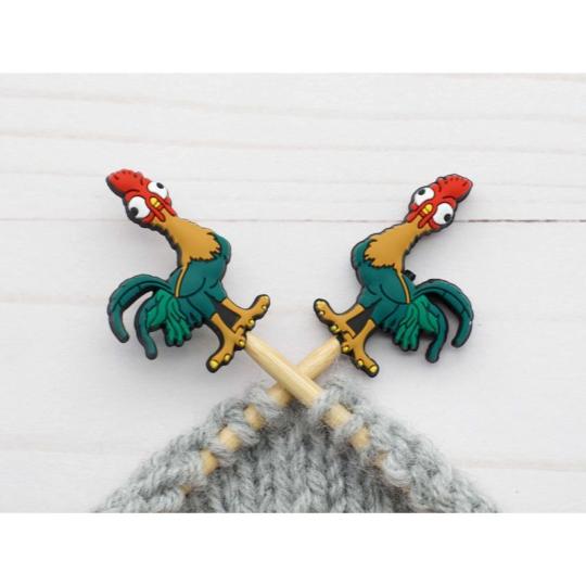 2 Protège-pointes pour Aiguilles et Crochets - Coq