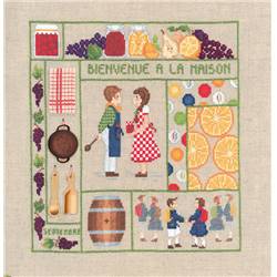 Bienvenue Septembre - Kit point de croix - Le Bonheur des Dames