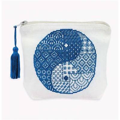 Trousse Le Yin et le Yang - Kit Façon Sashiko - Bonheur des Dames