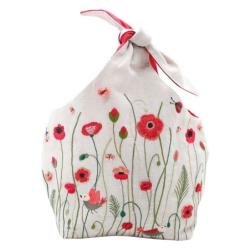 Pochon Coquelicots - Kit Un chat dans l'aiguille