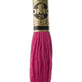 Fil à broder mouliné DMC coloris 3350 Framboise Glacée