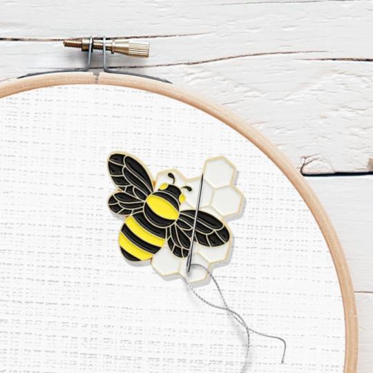 Porte-aiguilles aimanté - Abeille