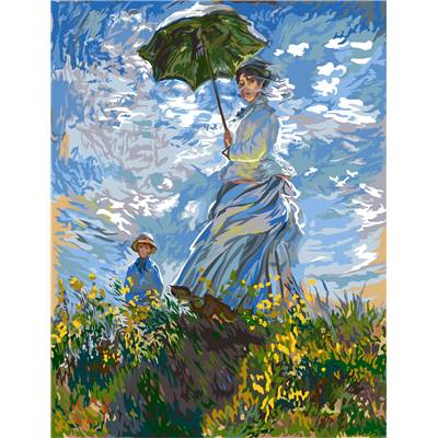 La Femme à l'Ombrelle (Monet) - Canevas Pénélope - Margot de Paris