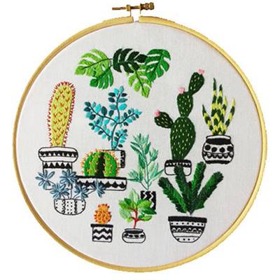 Jardin Tropical - Kit broderie traditionnelle - Princesse