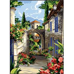 Corridor Provencal - Canevas Paysage - SEG de Paris