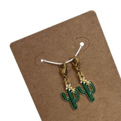 Lot de 2 anneaux Marqueurs de Maille - Cactus