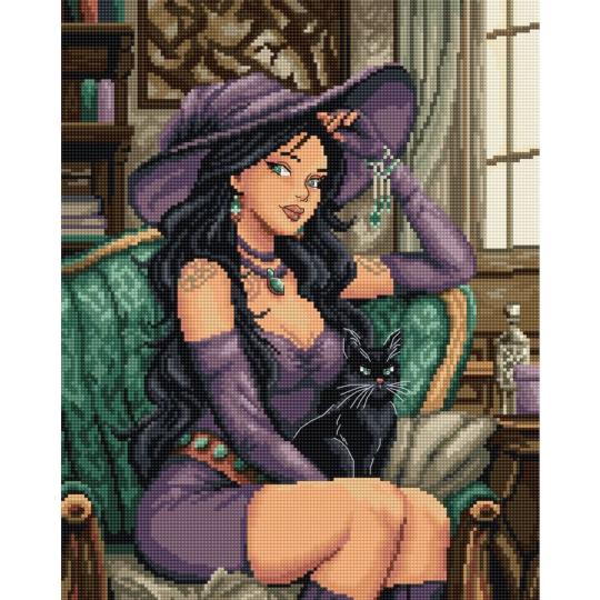La Préférée de la Sorcière  - Kit point de croix - LETISTITCH