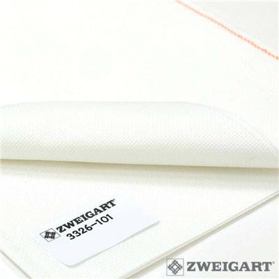 Toile Aïda 8 à broder Zweigart - Blanc Cassé (101)